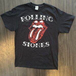 2013 Rolling Stones Traditional Tattoo Style T Shirt Men Size Large Black Tongue